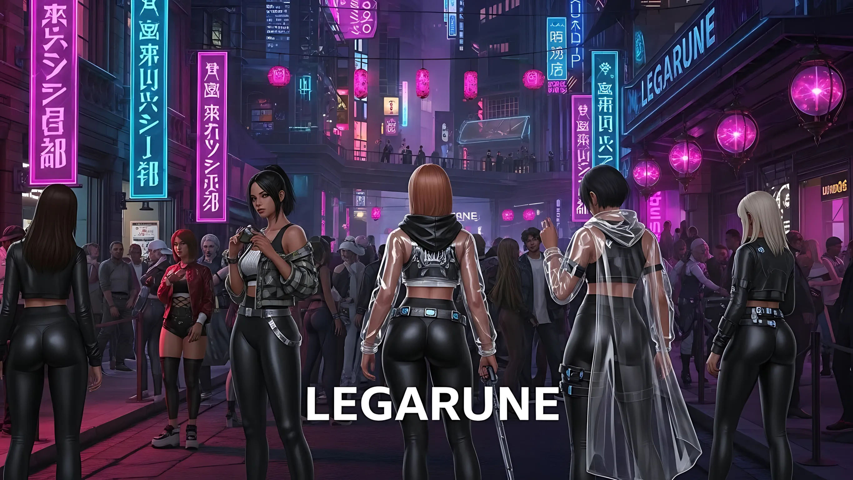 legarune art scenes images leggings cool fantasy neo future -11